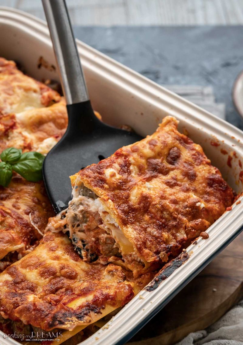 Spaghetti Meatball Lasagna