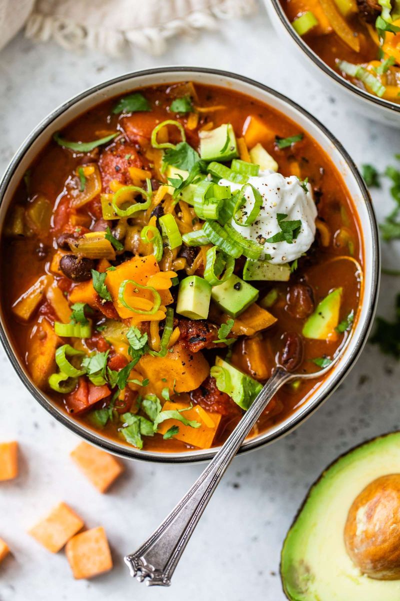 Sweet Potato & Black Bean Chili