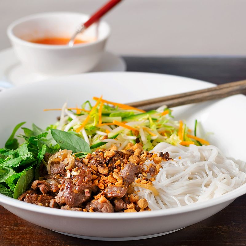 Vietnamese-Style Beef & Rice Noodle Salad