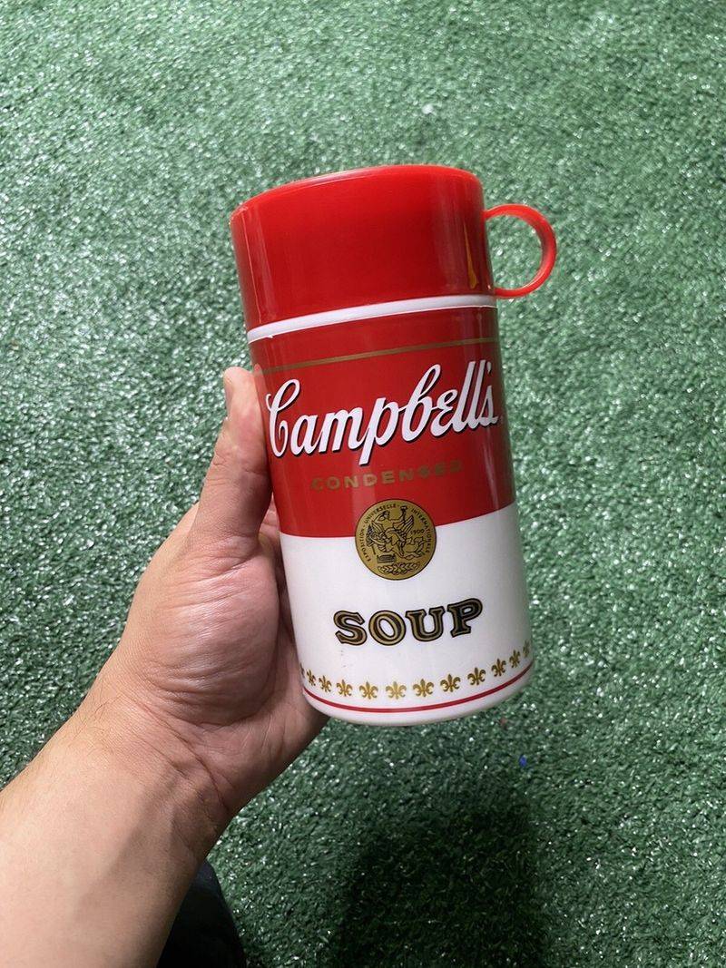 Thermos Of Campbell’s Chicken Noodle Soup