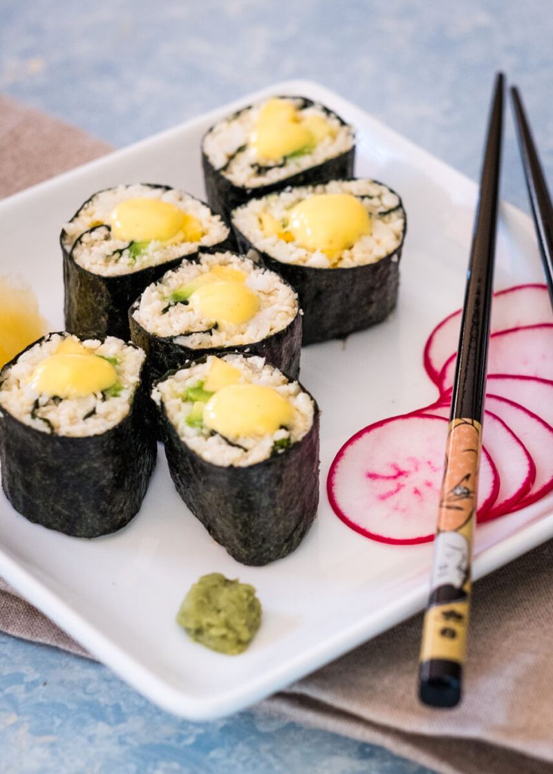 No Rice Almond Sushi