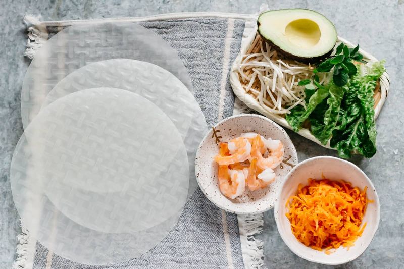 Rice Paper Wraps For Busy Nights