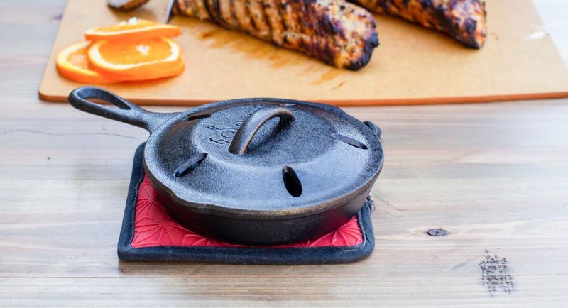Smoke In A Covered Skillet