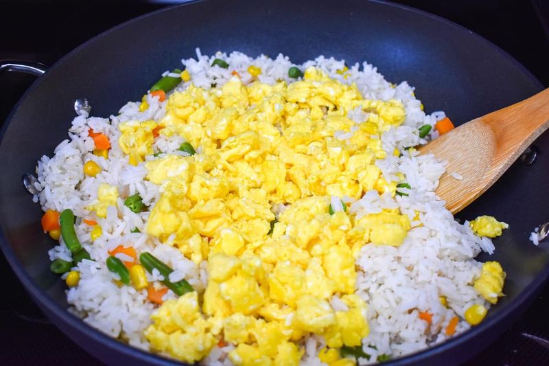Scramble Eggs Separately First