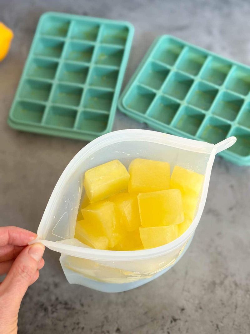 Freeze Citrus Zest And Juice Separately