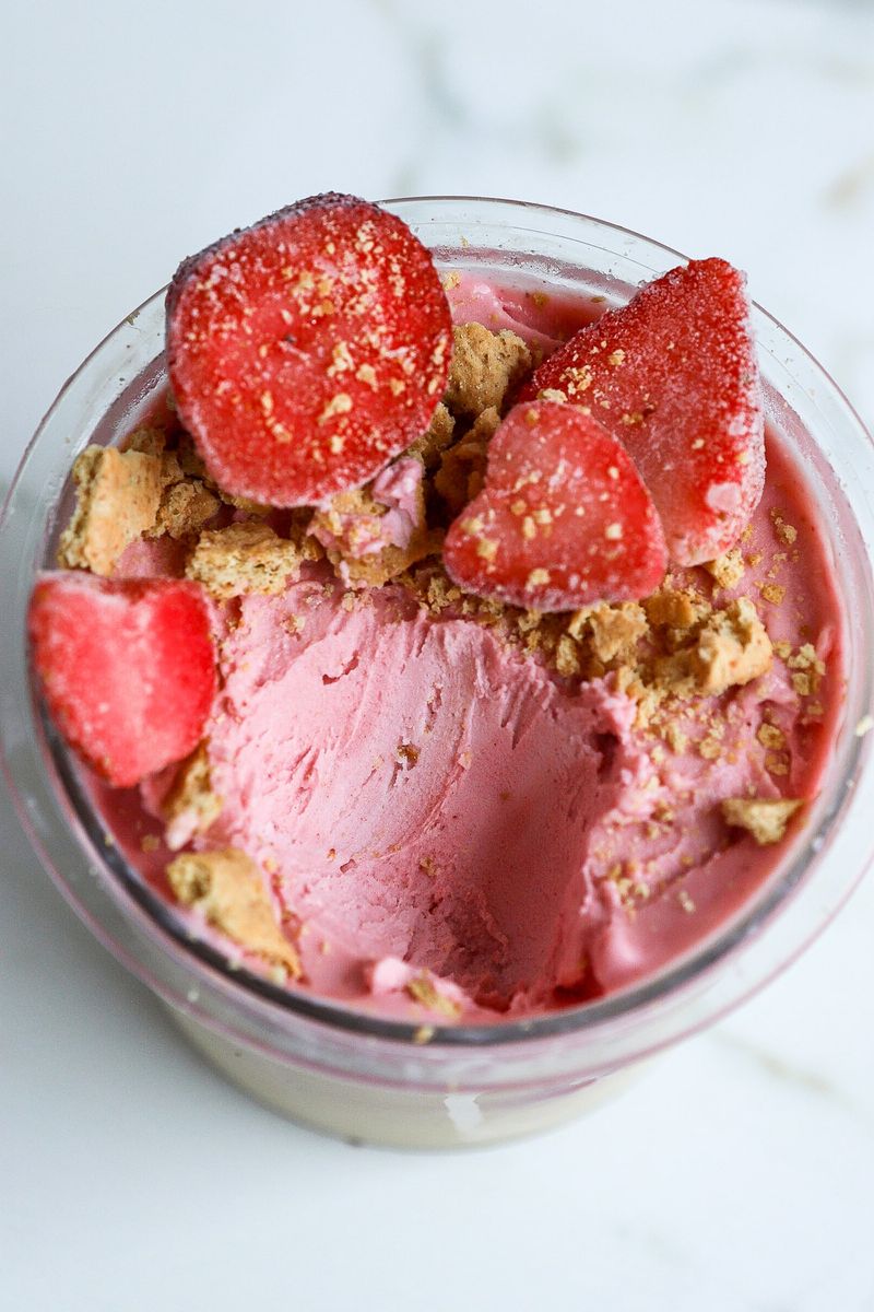 Strawberry Cheesecake Protein Swirl