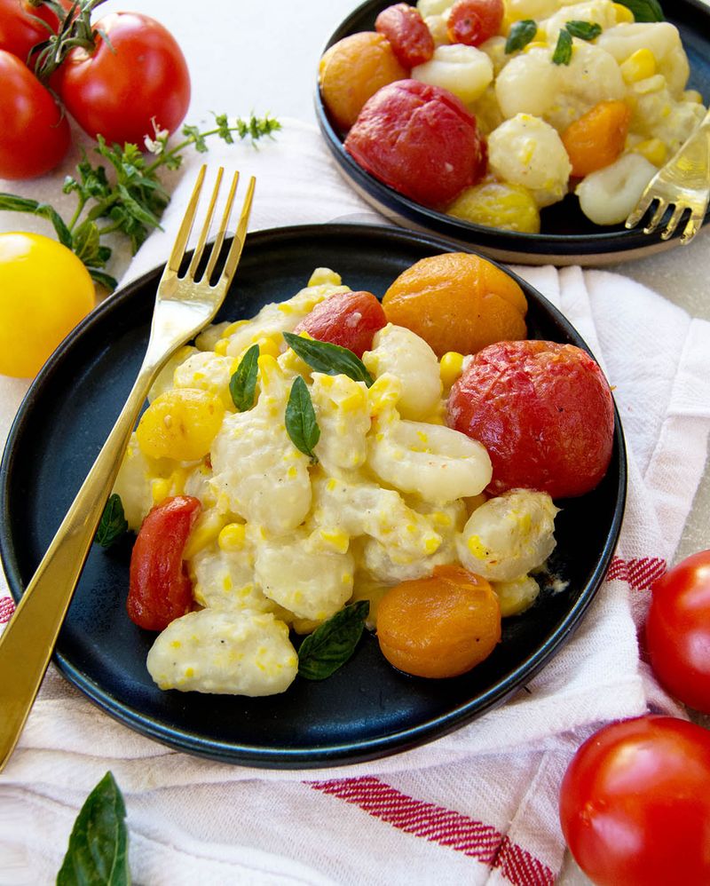 Summer Corn And Tomato Gnocchi