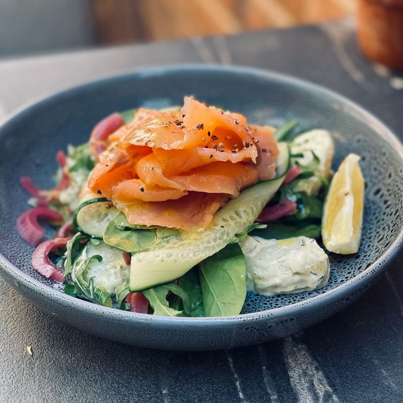 Smoked Salmon & Dill Potato Salad