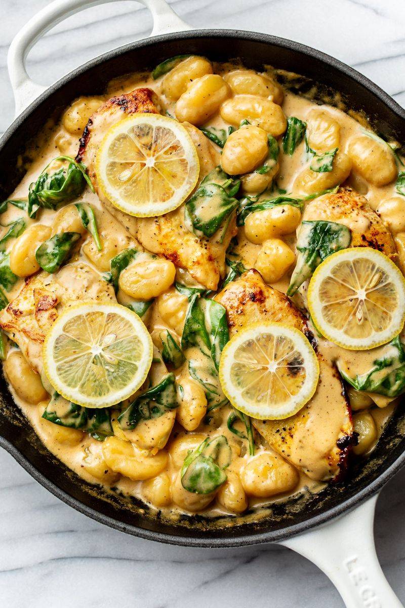 Lemon Artichoke Gnocchi With Goat Cheese