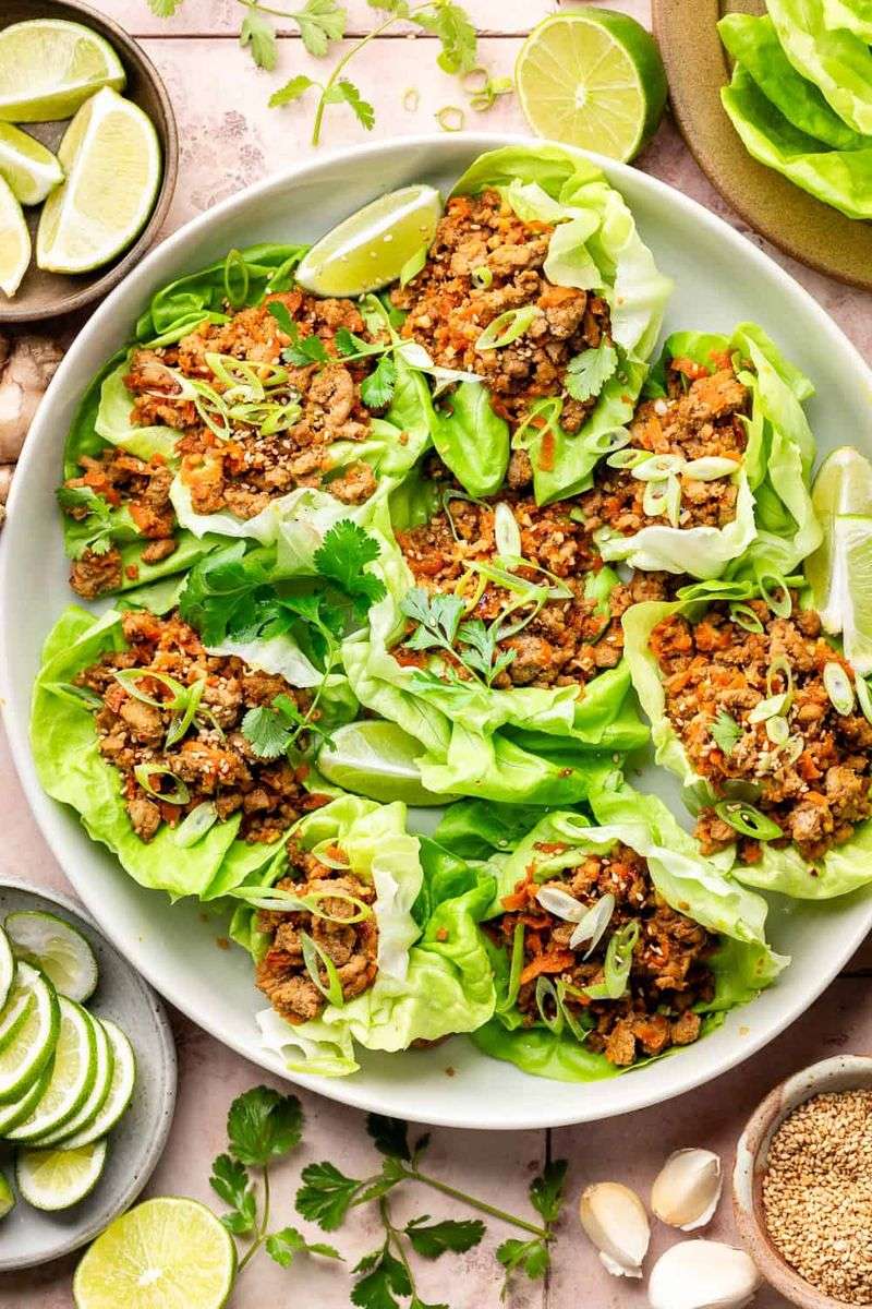 Veggie-Packed Turkey Lettuce Wraps