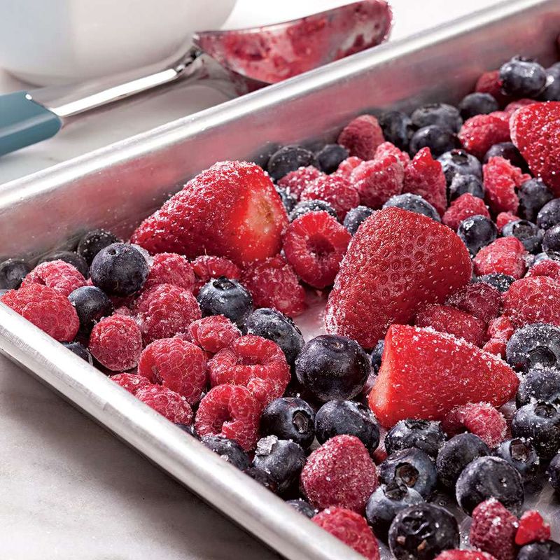 Pre-Freeze On Baking Sheets