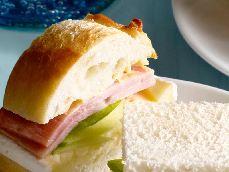Ham And Brie With Apple