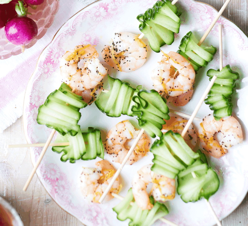 Shrimp Cocktail Spears