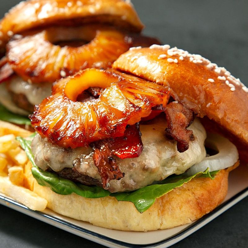 Wednesday Dinner: Grilled Pineapple Teriyaki Burgers