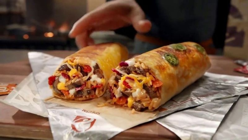 Taco Bell's Grilled Cheese Doja Cat Burrito
