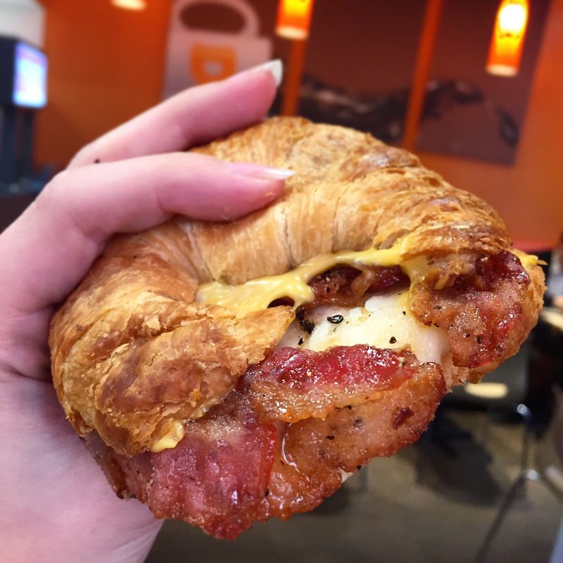 Dunkin’ Sweet Black Pepper Bacon Sandwich
