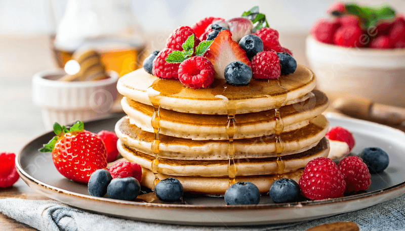 Saturday Morning Pancake Tower