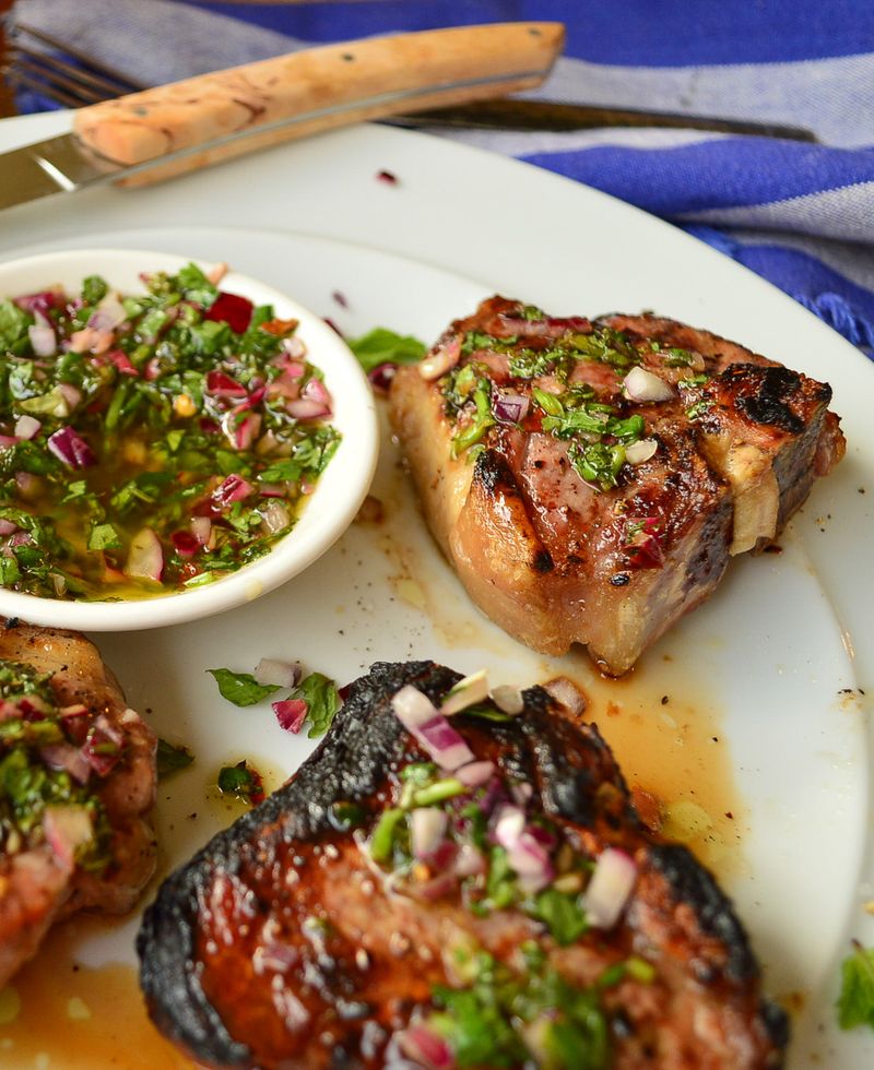 Grilled Goat Heart