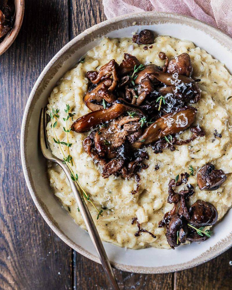 Truffle-Infused Mushroom Risotto