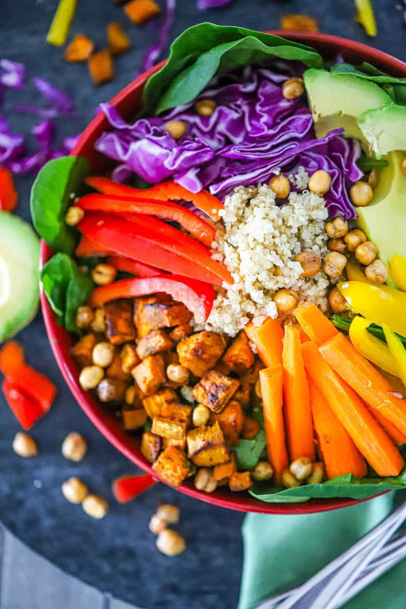 Rainbow Veggie Buddha Bowl