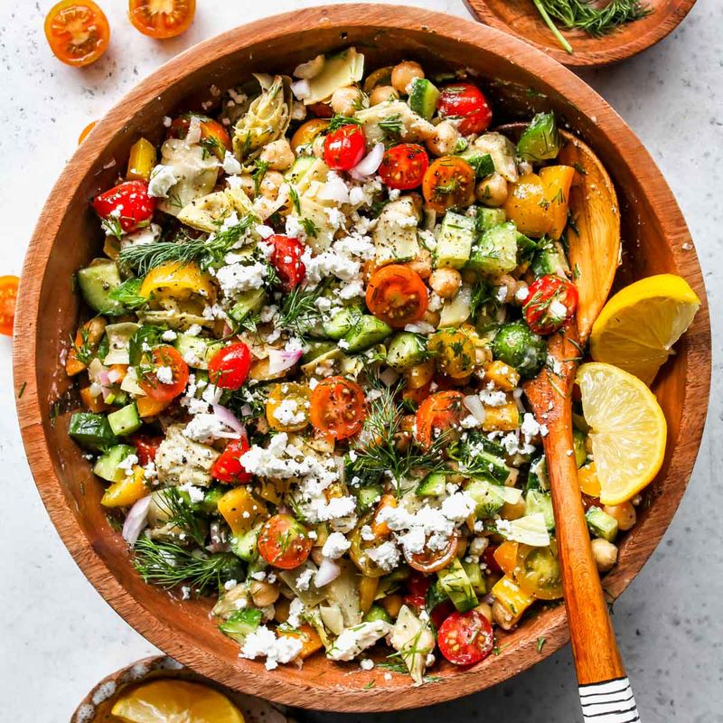 Mediterranean Chickpea Salad