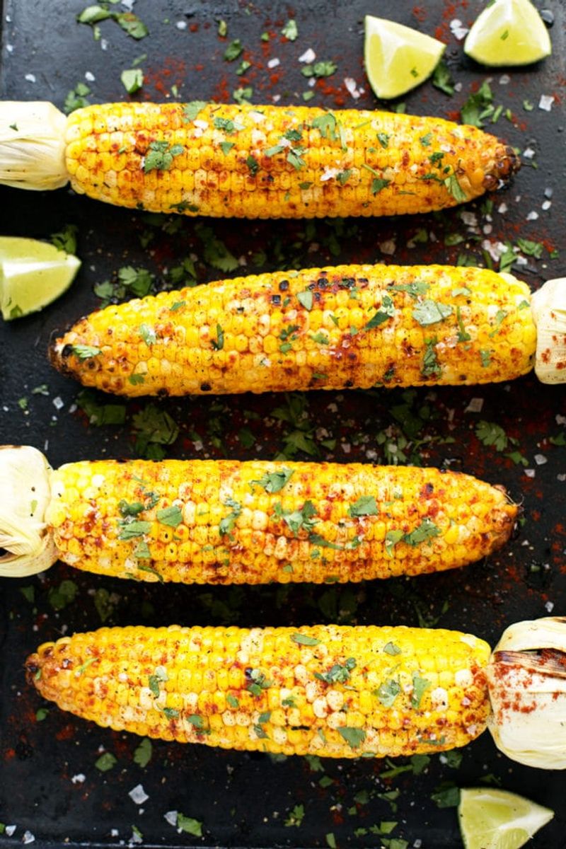 Cilantro-Lime Grilled Corn