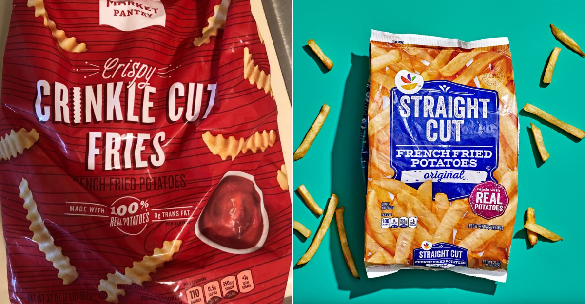 bad and good frozen french fries
