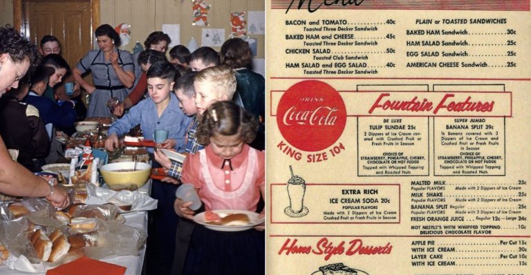 great menus from the 1950s