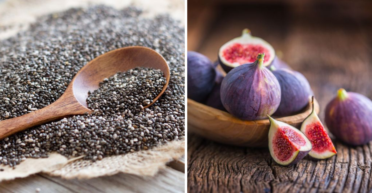 chia seeds and figs