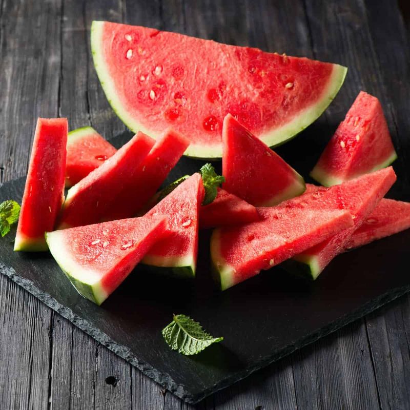 Sliced Watermelon