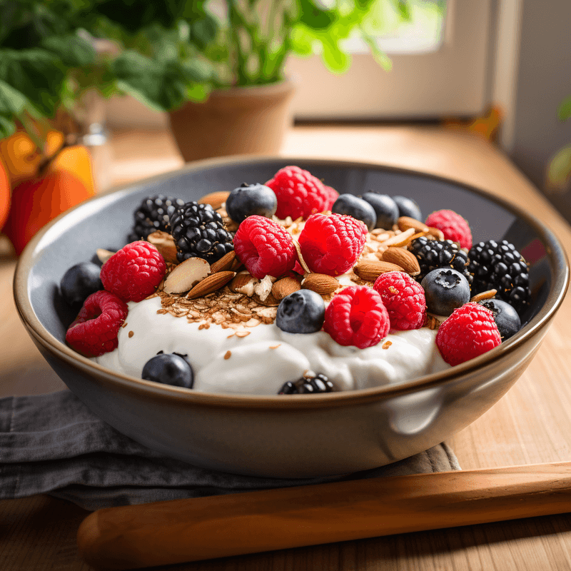 Greek Yogurt Parfait With Berries
