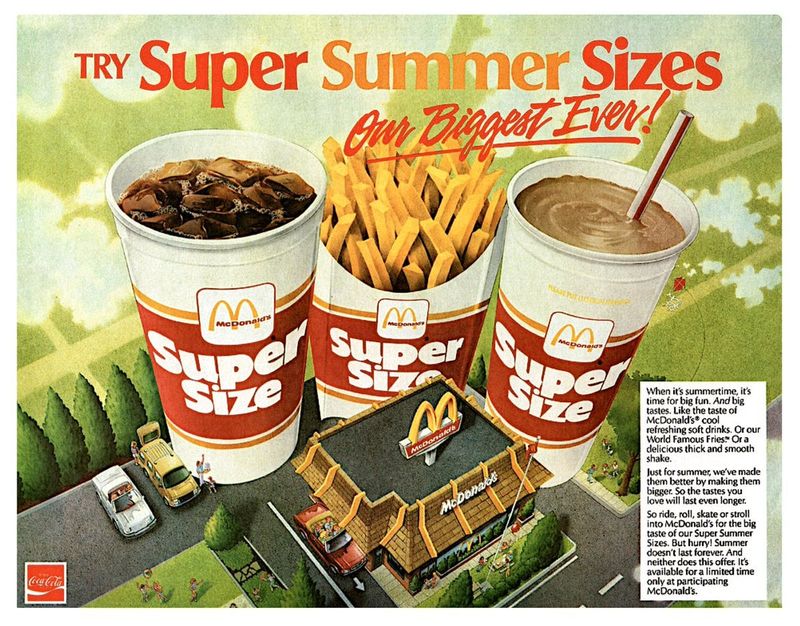 1990s: Super Size Era Begins