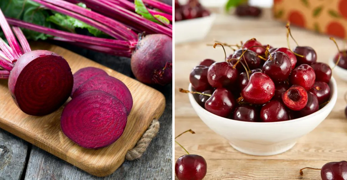 beets and cherries