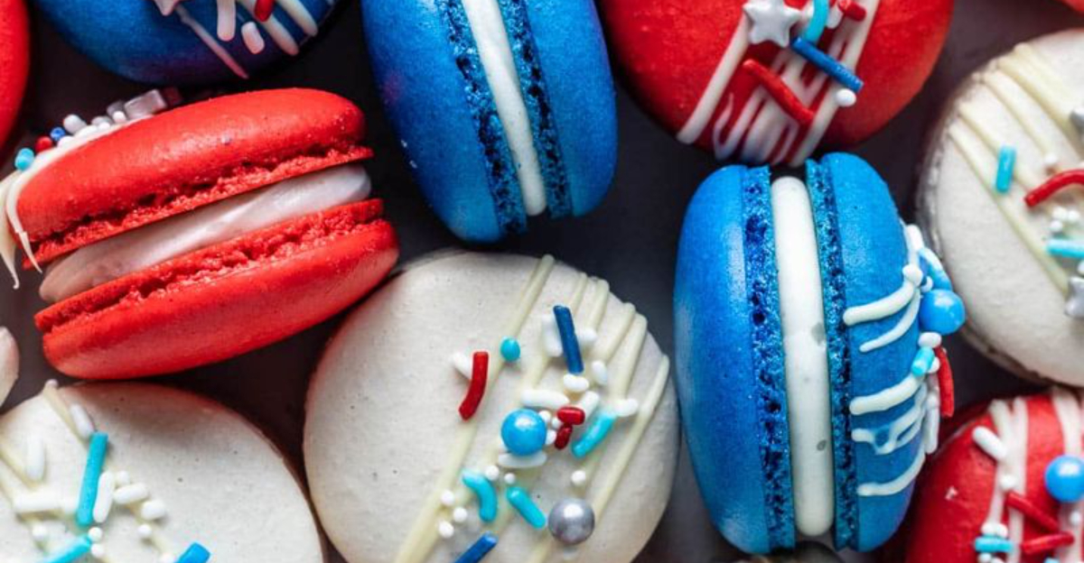 pretty desserts perfect for Forth Of July celebrations