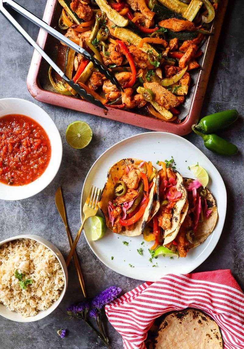 Sheet Pan Chicken Fajitas