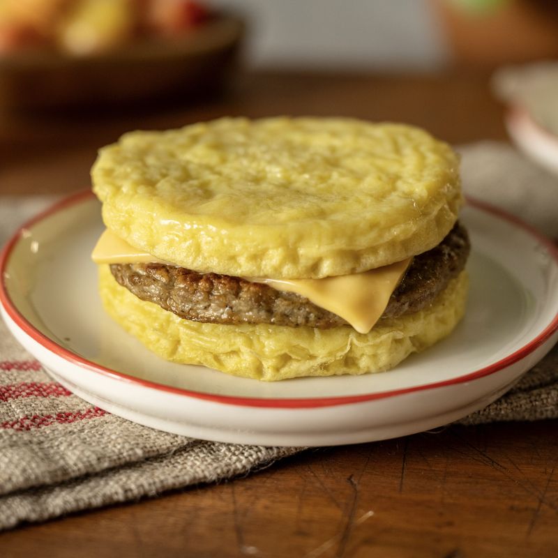 Good Food Made Simple Egg White Breadless Sandwich Turkey Sausage & Cheddar Cheese