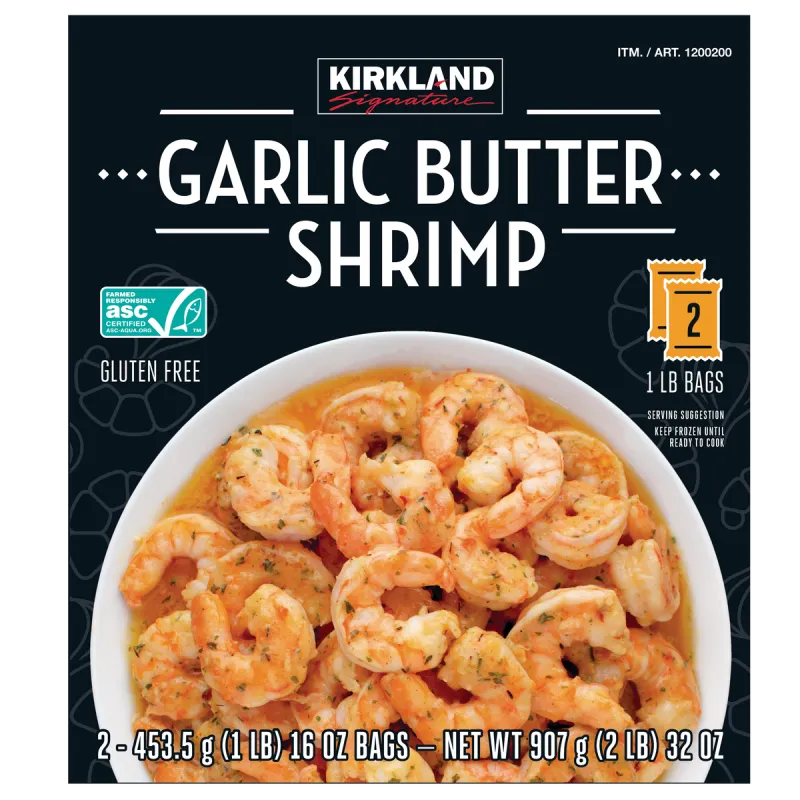 Pre-Made Shrimp Skewers With Garlic Butter