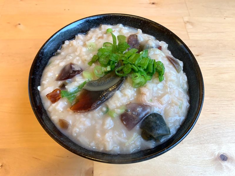AVOID: Century Eggs In Congee