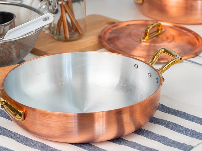 Copper Cooking Vessels (Unlined)