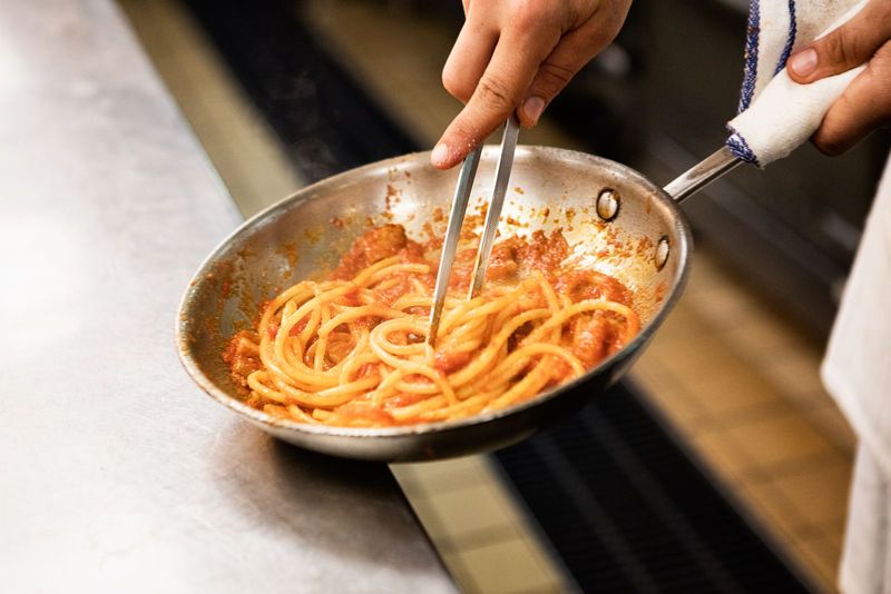 Finish Pasta In The Sauce