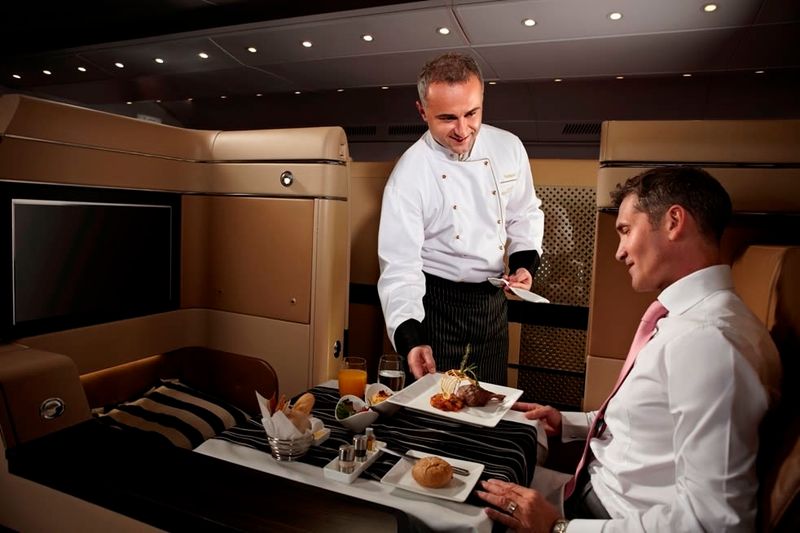 Etihad’s Onboard Chef Tasting Menu In The Residence