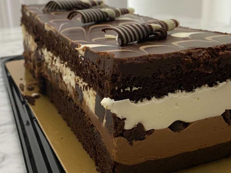 Tuxedo Chocolate Mousse Cake