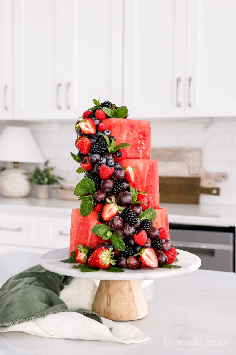 Watermelon Fruit Cake