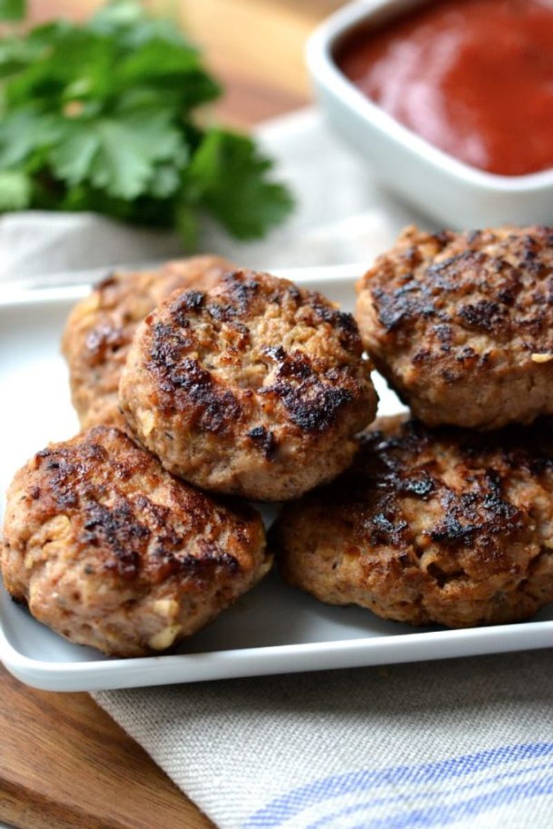 Crispy Apple Breakfast Sausage Patties