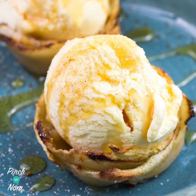 Spiralized Apple Breakfast Nests