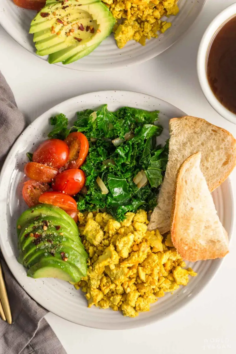 Tofu Scramble With Turmeric