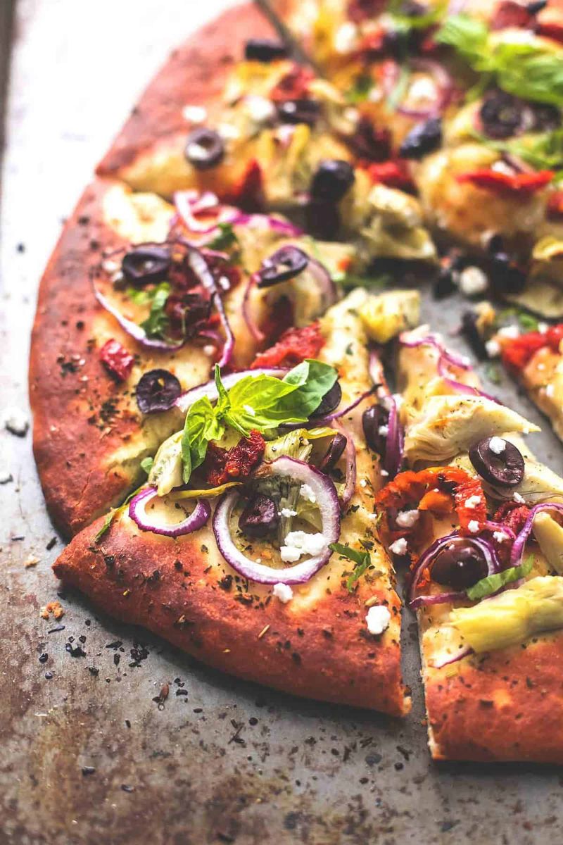 Mediterranean Veggie Pizza