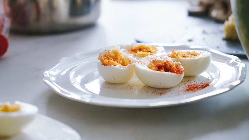 Mayonnaise-Loaded Deviled Eggs