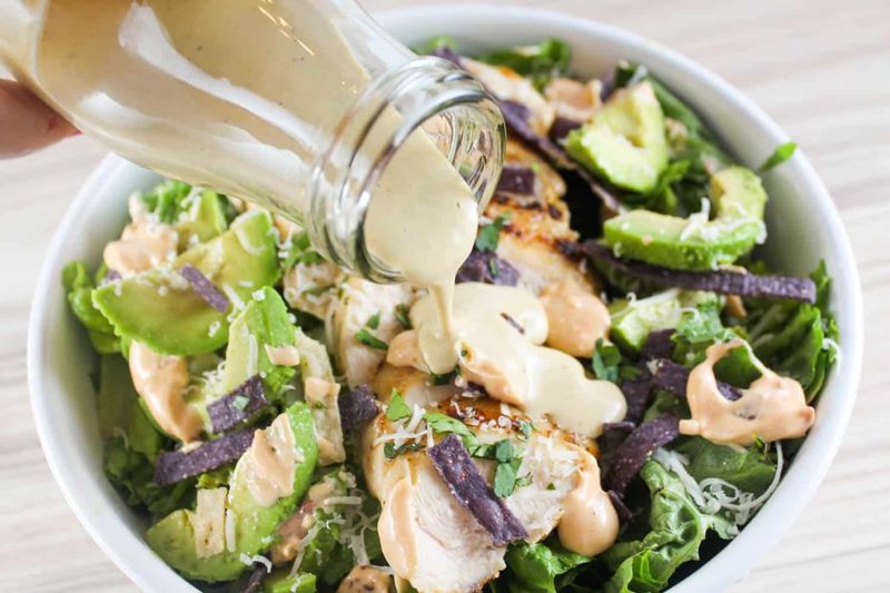 Southwest Caesar Salad With Chicken