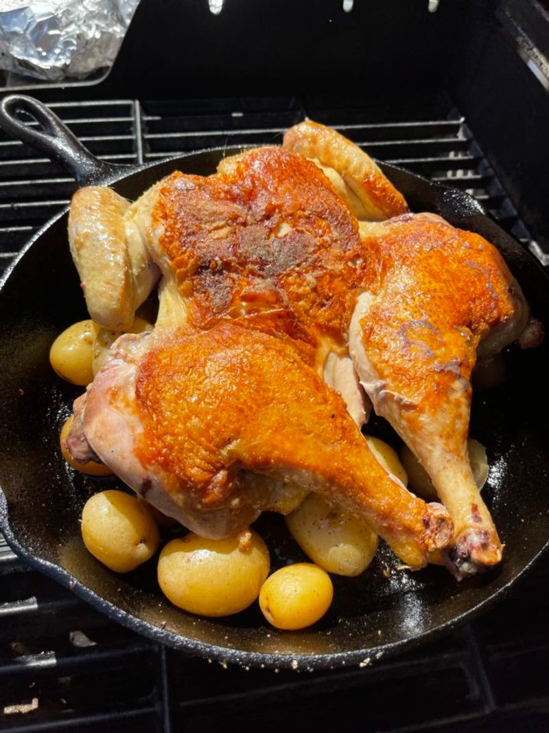 Brick-Pressed Chicken Magic